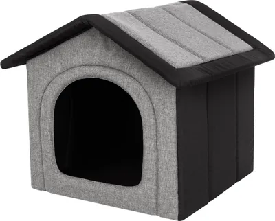 Produktbild von Faltbares Hundehaus für Innen & Außen – 38x44x45 cm – waschbar, leicht,