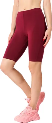 Produktbild von Merry Style Damen Kurze Leggings aus Viskose MS10-414 (Burgund, M)