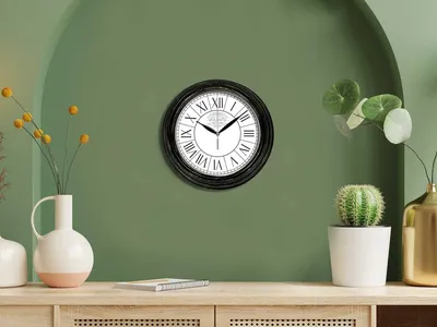 Produktbild von Opviq, 121012 - Gsyh6Syh, Dekorative Wanduhr, Gold, 100 % KUNSTSTOFF, 30 x 30 cm