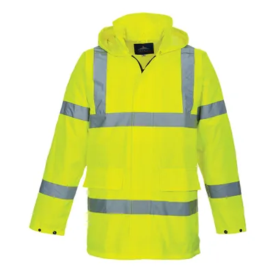 Image de Veste de pluie traffic haute visibilité Jaune T.L - PORTWEST - S160