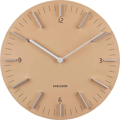 Produktbild von Karlsson - Wanduhr Detailed - Sandbraun - Ø30cm