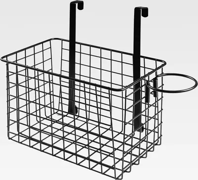 Produktbild von Badezimmerständer mit Fönhalter - Badezimmerständer - Türaufhänger - Hängend - Stahl