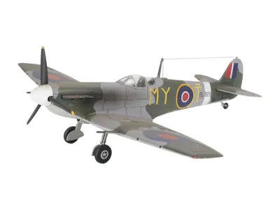 Produktbild von Revell Spitfire Mk.V, Starrflügelflugzeug-Modell, Montagesatz, 1:72, Supermarine Spitfire Mk.V, Kunststoff, Second World War