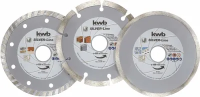 Produktbild von KWB - Kwb - Diamant-Trennscheiben-Satz - 125x22,23mm - 3-teilig - EU -