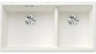 Produktbild von Spüle Blanco SUBLINE 480/320-U 85,5 x 46 cm weiß 523588