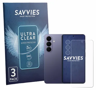 Produktbild von 6x Für Samsung Galaxy S26 Enterprise Edition (Display+Kamera) Schutzfolie Savvies Displayschutz Display Schutz Folie Klar Transparent