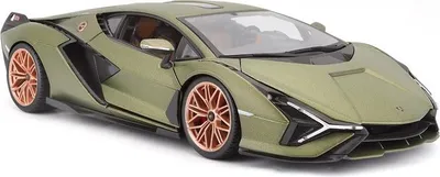 Zdjęcie produktu dla BBURAGO Lamborghini Sian FKP 37, Model super pojazdu, Wstępnie zmontowany, 1:18, Lamborghini Sian FKP 37, Każda płeć, Metal, Plastik