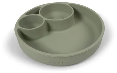 Produktbild von Filibabba FI-02276, Baby-Teller, Rund, Silikon, Grün, 190 mm, 190 mm