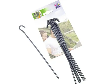 Zdjęcie produktu dla Szpilki namiotowe ocynkowane otwarte oczko długość 30 cm mocowanie 10 szt