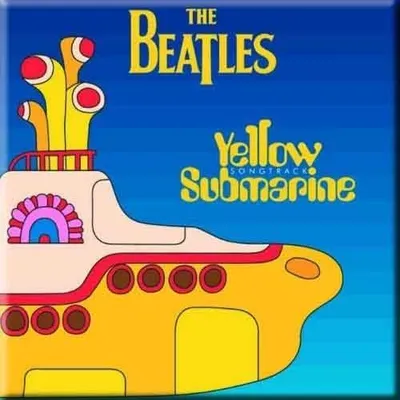 Obrázek produktu pro The Beatles - Magnet na ledničku "Yellow Submarine Songtrack" RO11192 (Jedna velikost) (Modrá/Žlutá)