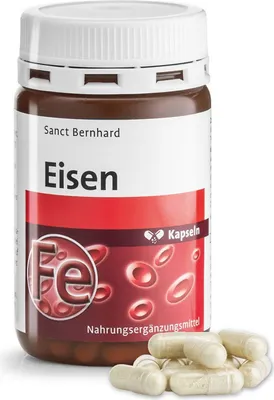 Produktbild von Sanct Bernhard Eisen – Kapseln – 120 Kapseln