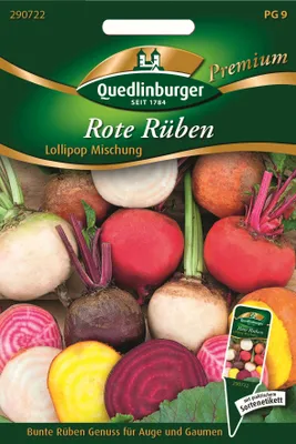 Produktbild von Rote Rüben Lollipop Mischung Quedlinburger Gemüsesamen