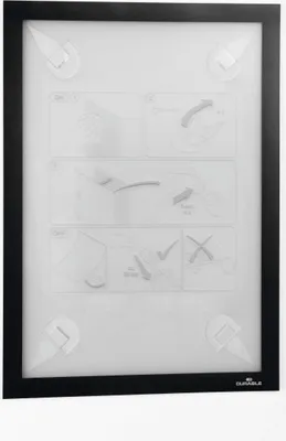 Obrázek produktu pro DURABLE Inforáme?ek DURAFRAME® WALLPAPER A4, ?erná, 484301