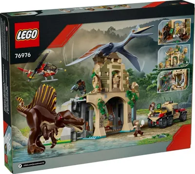 Zdjęcie produktu dla LEGO Jurassic World: Misja powietrzna ze spinozaurem i ketzalkoatllem 76976