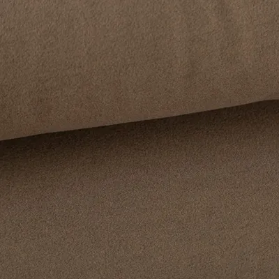 Produktbild von Mantelstoff Meterware Softcoat uni taupe 1,50m