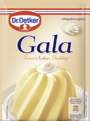Produktbild von Dr. Oetker Gala Feiner Sahne-Pudding