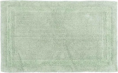 Produktbild von HOMESCAPES Badematte salbeigrün 50x80 cm aus 100% Baumwolle