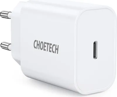 Produktbild von Choetech USB-Wandladegerät Typ C PD 20W weiß (Q5004 V4)
