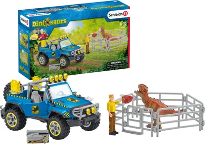 Produktbild von Schleich 41464 Dinozaury - Pojazd terenowy z placówką dla dinozaurów