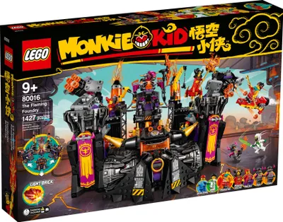 Zdjęcie produktu dla LEGO Monkie Kid 80016 OGNISTA HUTA ZAMEK KLOCKI