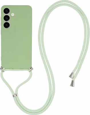 Produktbild von Samsung Galaxy S24 Hülle - Coverup Colour TPU Back Cover mit Handykette - Frog Green