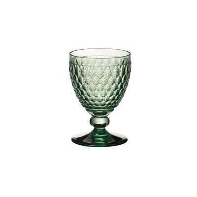 Obrázok produktu pre Villeroy & Boch Boston Coloured, pohár na červené víno, starodávny pohár, Sklo, Zelená, 310 ml, 13,2 cm