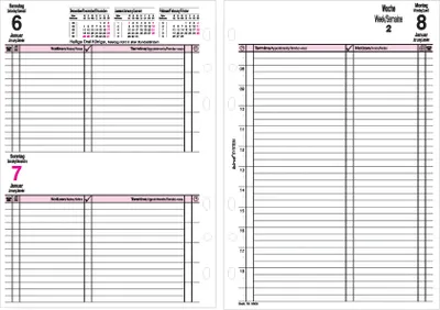 Image de bind B550325 Kalendereinlage 2025 A5