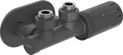 Immagine prodotto di Mexen G05 set termostatico angolare con copertura R, Duplex, DN50, antracite - W907-958-905-66