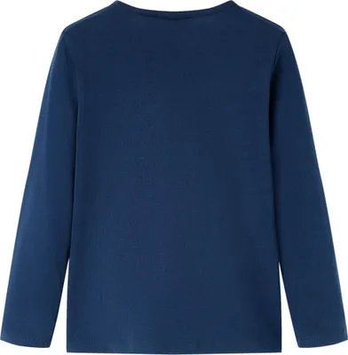 Produktbild von vidaXL Kinder-Langarmshirt Marineblau 128