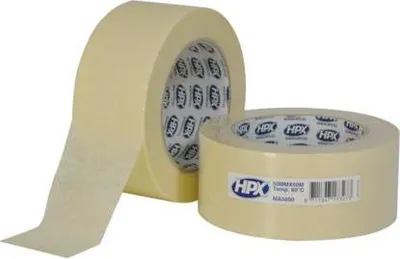 Productafbeelding van Presto HPX afplaktape, 50 mm x 50 m, wit, 60°