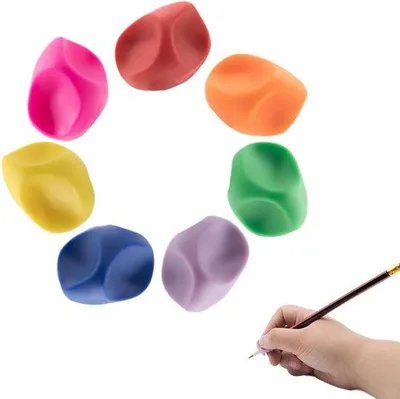 Produktbild von Ergonomische Kinderpotloodgrepen - Helfer für korrektes Schreiben