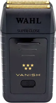 Obrázek produktu pro Wahl Vanish, Planžetový holicí strojek, Černá, Zlato, Knoflíky, Napájení/baterie, Lithium-ion (Li-ion), Zabudovaná baterie