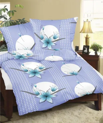 Obrázek produktu pro Povlečení flanelové - Modrá - 140x200, 70x90