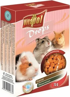 Imagen del producto de Vitapol, alimento para roedores, zanahoria [ZVP-1036], 75g