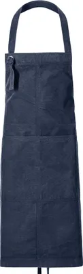 Produktbild von Latzschürze Oxford, gewachst, B 75 x L 90 cm, Fb. navy : 100% Baumwolle 280 g/m² gewachst : navy