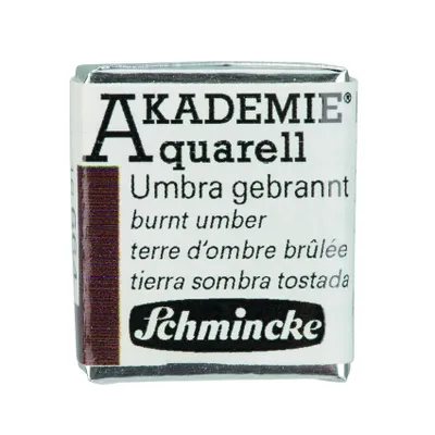 Obrázok produktu pre Schmincke AKADEMIE Akvarel Umbra pálený Akvarel 16 664 044 1/2 Naepfchen