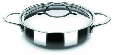 Produktbild von Ibili Noah 605324 Kochtopf, rund, mit Deckel, Edelstahl, 24 cm