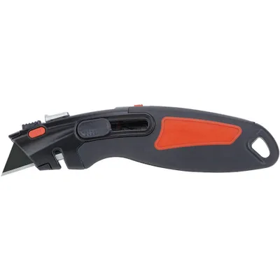 Immagine prodotto di Taglierino di sicurezza MAUL MAULwork 18 mm gommato antiscivolo Metallo Acciaio Zinco Gomma Carbonio 17,5 cm nero