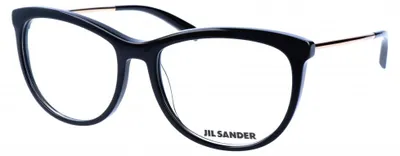 Produktbild von Jil Sander J4012 Black/rosÉ gold 54/16/140 Damen Brillen