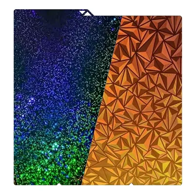 Image de Plaque d'impression flexible de remplacement pour l'imprimante 3D Kobra S1 Combo, plateau d'impression double face PEY Star PEO Gradient 264 x 276 mm