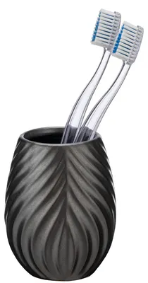 Produktbild von Zahnputzbecher Wenko Idro anthrazit glänzend 26158100