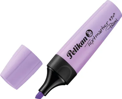 Image de Pelikan Büro 817370 Pelikan Textmarker 490 Pastel, Lavendel, 10 Stück Faltschachtel