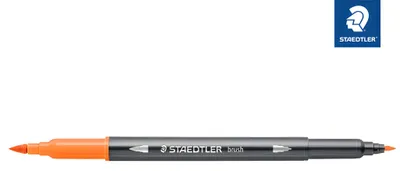 Produktbild von Staedtler Doppelfaserm.wasserverm. hellorange