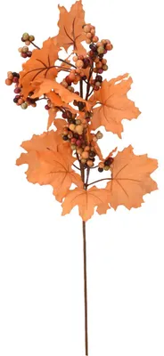 Produktbild von Dekorativer Zweig, Herbstblätter, 60 cm