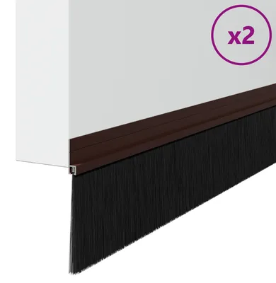 Obrázok produktu pre vidaXL Samolepiace tesnenia dverí 2 ks hnedé 100 cm