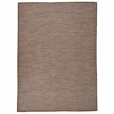Image de Vidaxl außerhalb des Teppichs flach -200x280 cm Braun
