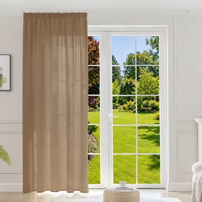 Obrázok produktu pre Záves, 140 x 250 cm, 35 % prírodnej bavlny, zamatový, vhodný do obývačiek a spální