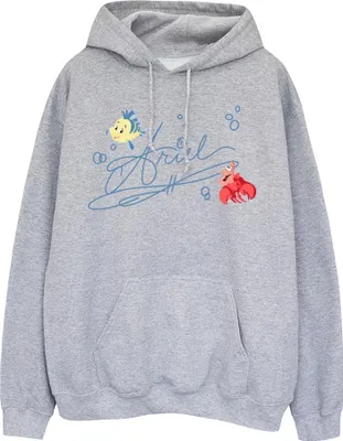 Produktbild von Disney - "The Little Mermaid" Kapuzenpullover für Damen BI9566 (S) (Grau)