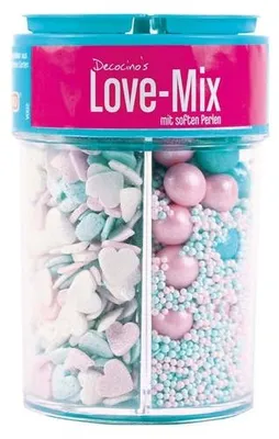 Produktbild von 4fach-Streuer Love Mix - Torten-Streudekor