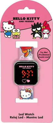Immagine prodotto di Orologio LED Hello Kitty con cinturino regolabile e display colorato